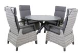 Lesli Living Diningtisch "Mojito Ceramic Negro" ø 120cm