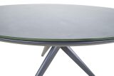 Lesli Living Diningtisch "Mojito Ceramic Negro" ø 120cm