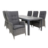 Lesli Living Diningtisch "Castilla 2.0 Negro" 220x100cm 6