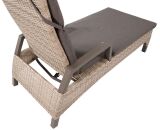 Lesli Living Gartenliege "Prato Mountain" taupe-beige