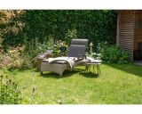 Lesli Living Gartenliege "Prato Mountain" taupe-beige