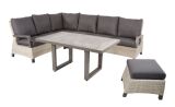 Lesli Living Loungetisch hoch "Prato Pardo" 140x85x67cm