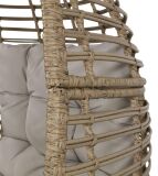 Lesli Living Relaxsessel Relaxstuhl "Chill Straw" braun meliert/beige