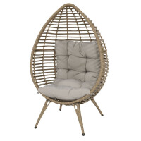 Lesli Living Relaxsessel Chill Straw braun/beige 5