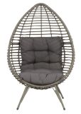 Lesli Living Relaxsessel Relaxstuhl "Chill Gris" grau meliert/grau