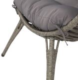 Lesli Living Relaxsessel Relaxstuhl "Chill Gris" grau meliert/grau