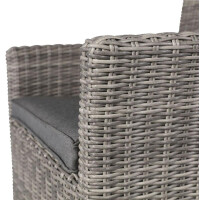 Lesli Living Diningsessel im 2er-Set Tropez Smoke grau melie
