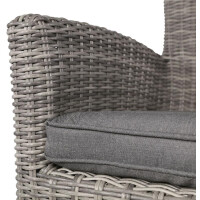 Lesli Living Diningsessel im 2er-Set Tropez Smoke grau melie