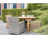 Lesli Living Diningsessel im 2er-Set "Tropez Straw" Bambusoptik/beige