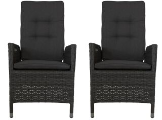 Lesli Living Diningsessel im 2er-Set "Soho 2.0 Forte" grau-anthrazit