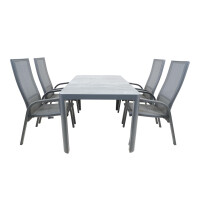 Lesli Living Diningtisch "Castilla 2.0 Negro" 160x90cm 4