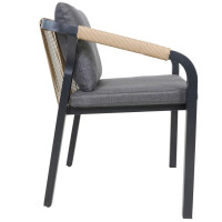 Lesli Living Stapelstuhl Rimini Black im 4er-Set 3
