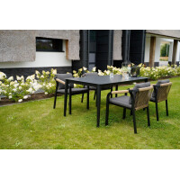 Lesli Living Stapelstuhl Rimini Black im 4er-Set 7