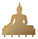 Wandgarderobe Hakenleiste "Buddha" aus Metall...