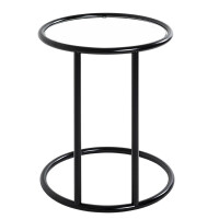 Haku Beistelltisch schwarz ø 45 cm 4
