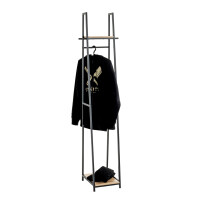 Haku Standgarderobe schwarz-eiche 3