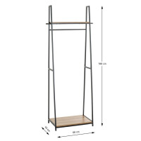 Haku Standgarderobe schwarz-eich gallery 7_2nd