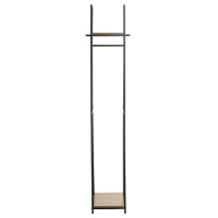 Haku Standgarderobe schwarz-eiche (Bologna) 4