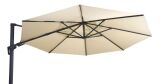 Lesli Living Sonnenschirm Ampelschirm "Virgo Flex" Ecru ø 3,5 m