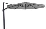 Lesli Living Sonnenschirm Ampelschirm "Virgo Flex" Grey ø 3,5 m