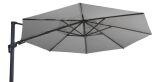 Lesli Living Sonnenschirm Ampelschirm "Virgo Flex" Grey ø 3,5 m