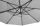 Lesli Living Sonnenschirm Ampelschirm "Virgo Flex" Grey ø 3,5 m