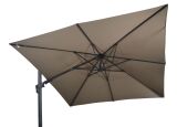 Lesli Living Ampelschirm "Virgo Flex" Taupe 3x3m