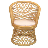Rattansessel Pfauenthron inkl. Sitzkisse gallery