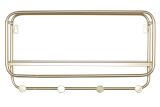 Badregal / Wandbord goldfarben