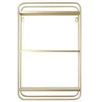 Badregal / Wandbord Goldfarben 3