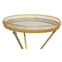 Beistelltisch goldfarben 3