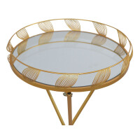 Beistelltisch goldfarben 3