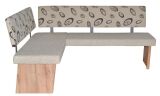 Eckbank Schenkel wechselbar 140x180 cm Eiche/Beige