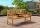 Gartenbank 2-Sitzer mit Mitteltisch 157 cm