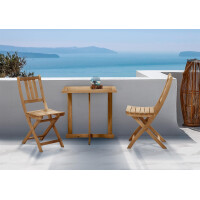 Balkon-Sitzgruppe 3-tlg. Akazie Natur productbox
