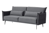 3-Sitzer Sofa mit Schlaffunktion Samt Grau