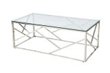 Couchtisch Silber 120x60 cm