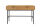 Schreibtisch Eiche Echtholzfurnier/Schwarz 120x60 cm
