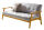 Schlafsofa Webstoff/Massivholz Hellgrau 190x85 cm