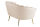 Muschelsofa aus Samt Beige