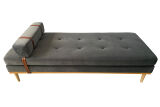 Daybed Samt grau