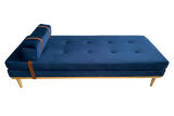 Daybed Samt blau