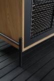 Sideboard Natur/Schwarz