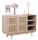 Sideboard Rattangeflecht Natur 100x36 cm