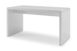 Schreibtisch Hochglanz Weiß 140x70 cm