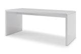 Schreibtisch Hochglanz weiß 180x80 cm