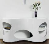 Sideboard Hochglanz Weiß 150x40x75 cm