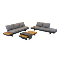Lesli Living Lounge-Set Barbados Stone 4