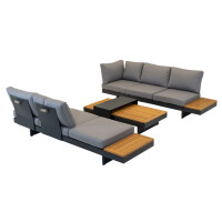 Lesli Living Lounge-Set Barbados Stone 6