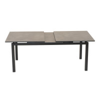 Lesli Living Auszieh-Diningtisch Lagos Negro 180/240x100 cm 